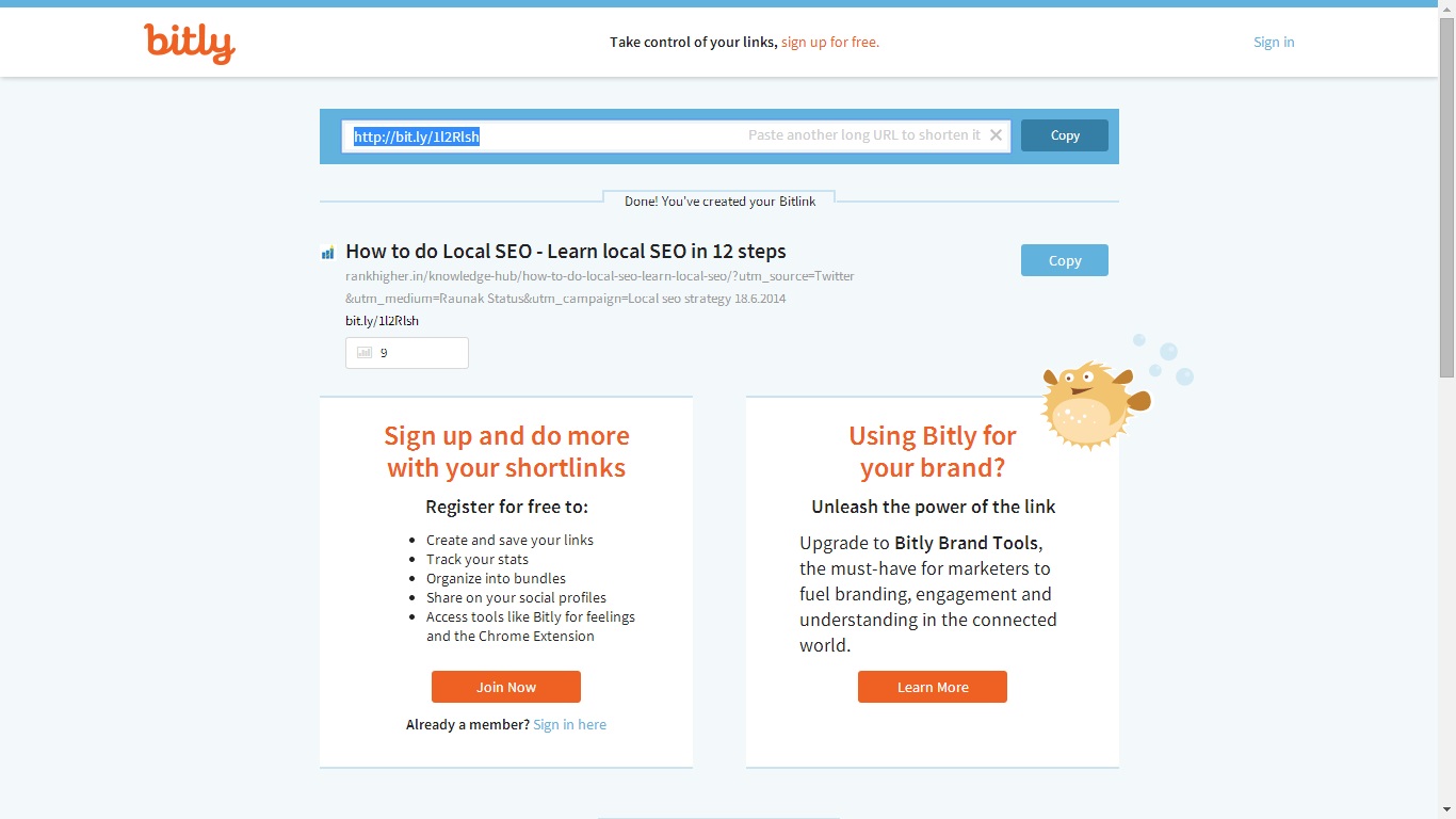 Bitly-URL-shortener